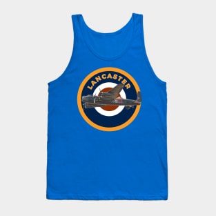 Lancaster Bomber in RAF Roundel Tank Top